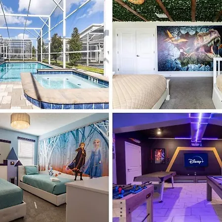 Family Luxury 9Br Villa Poolside Bliss N Pool Table Fun
